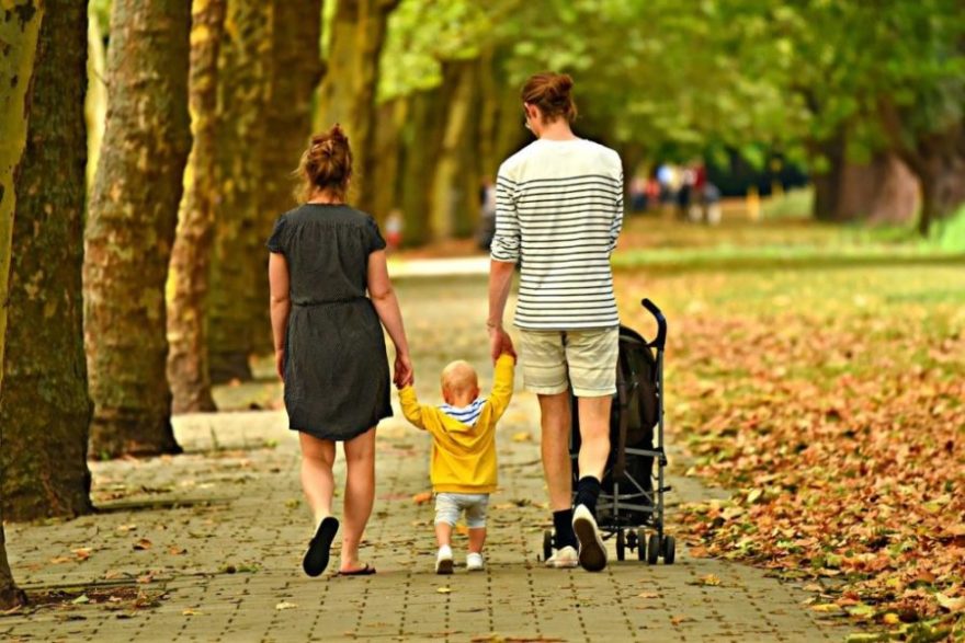 Familie im Park